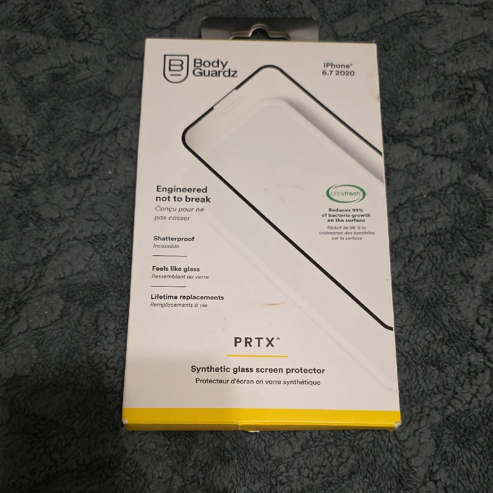 Body Guardz Iphone 12 Pro 6.7 2020 Synthetic Glass Screen Protector